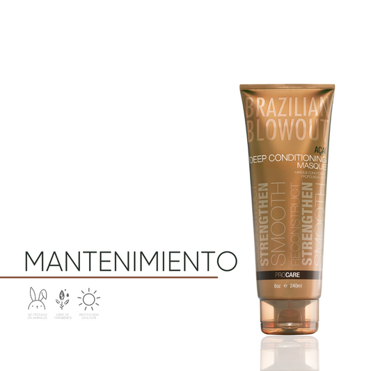 Brazilian Blowout Mascarilla de Açai de Hidratación Profunda 240 ml / Açai Deep Conditioning Masque 240 ml