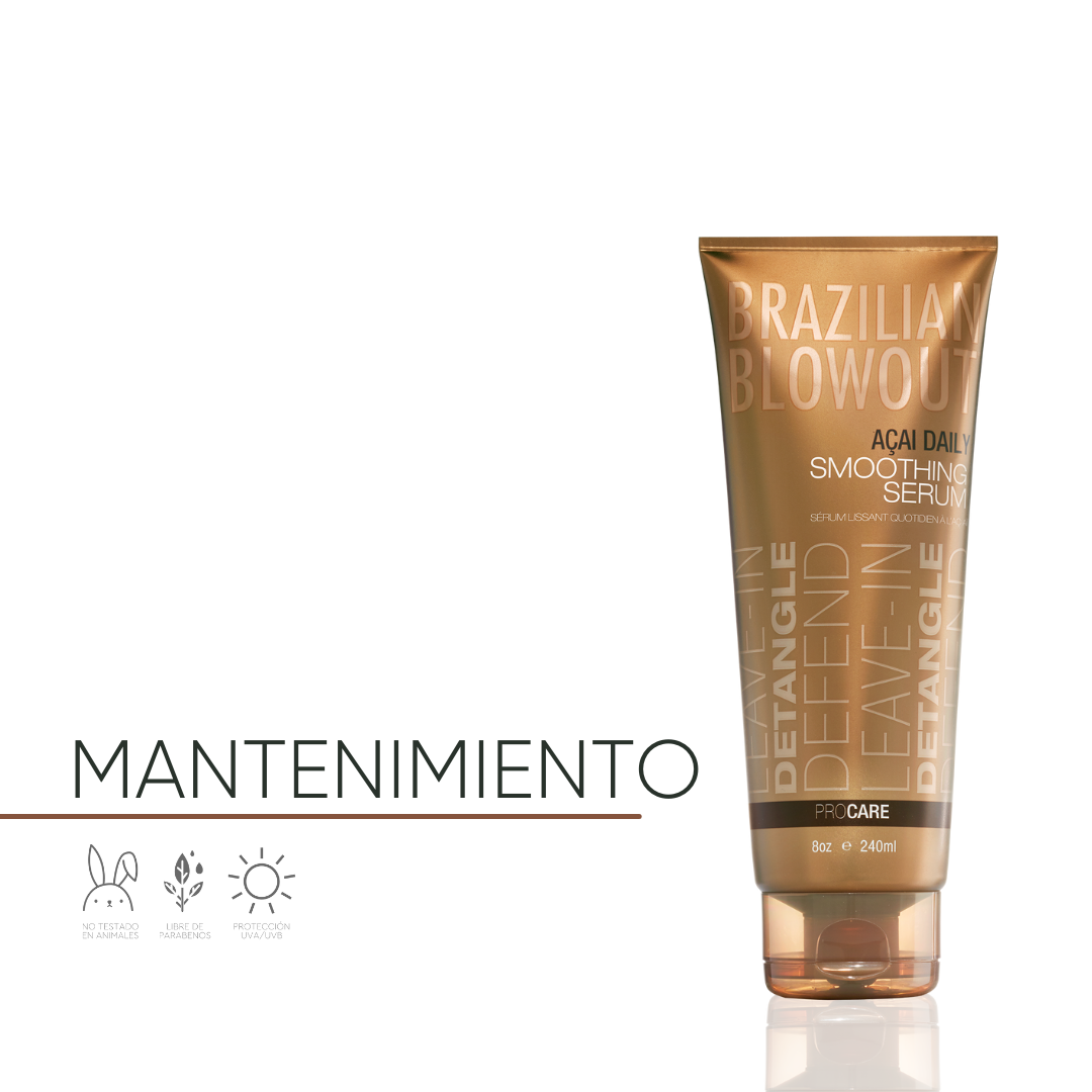 Brazilian Blowout Suero Suavizante de Açai 240 ml / Açai Smoothing Serum 240 ml