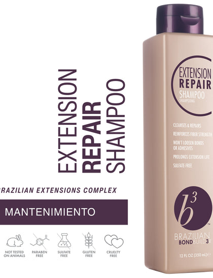 Shampoo Reparador B3 Extensiones 350 ml