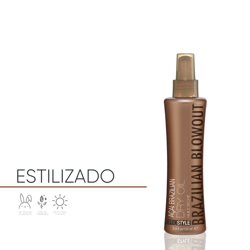 Aceite en seco de Açai Brazilian Blowout 100 ml / Açai Brazilian Dry Oil 100 ml